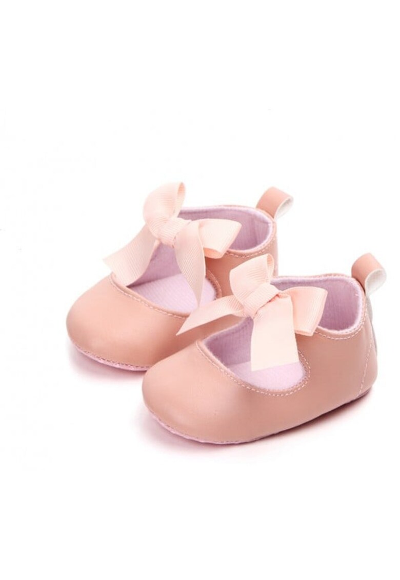 Pantofi Model AL 16029 cu fundita - Piele ecologica - 9-12 - Roz - 20 - Roz
