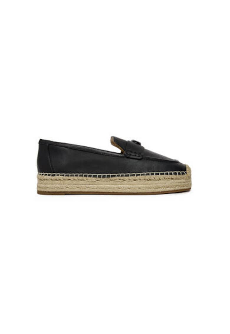 Coach Espadrile dama CR045 - Piele naturala - Negru