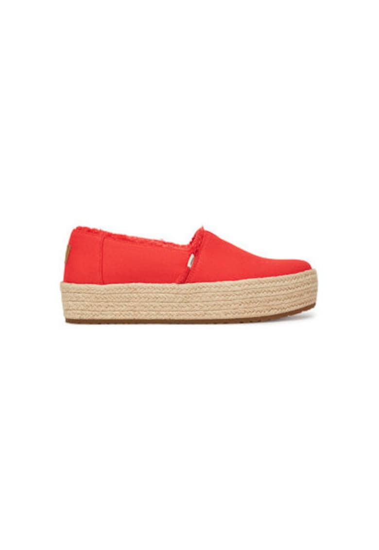 Toms Espadrile dama 10021919 - Textil - Rosu