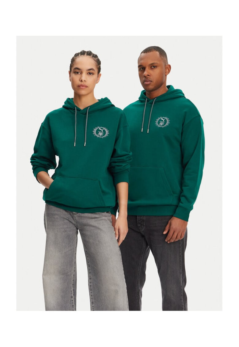 Hanorac barbatiHanorac Puma - SPORTSTYLE-630093 01 - bumbac - negru - marime XS - Verde
