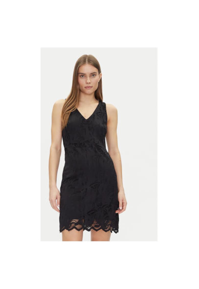 Rochie cocktail dama 14107400 - Sintetic - Negru - Negru