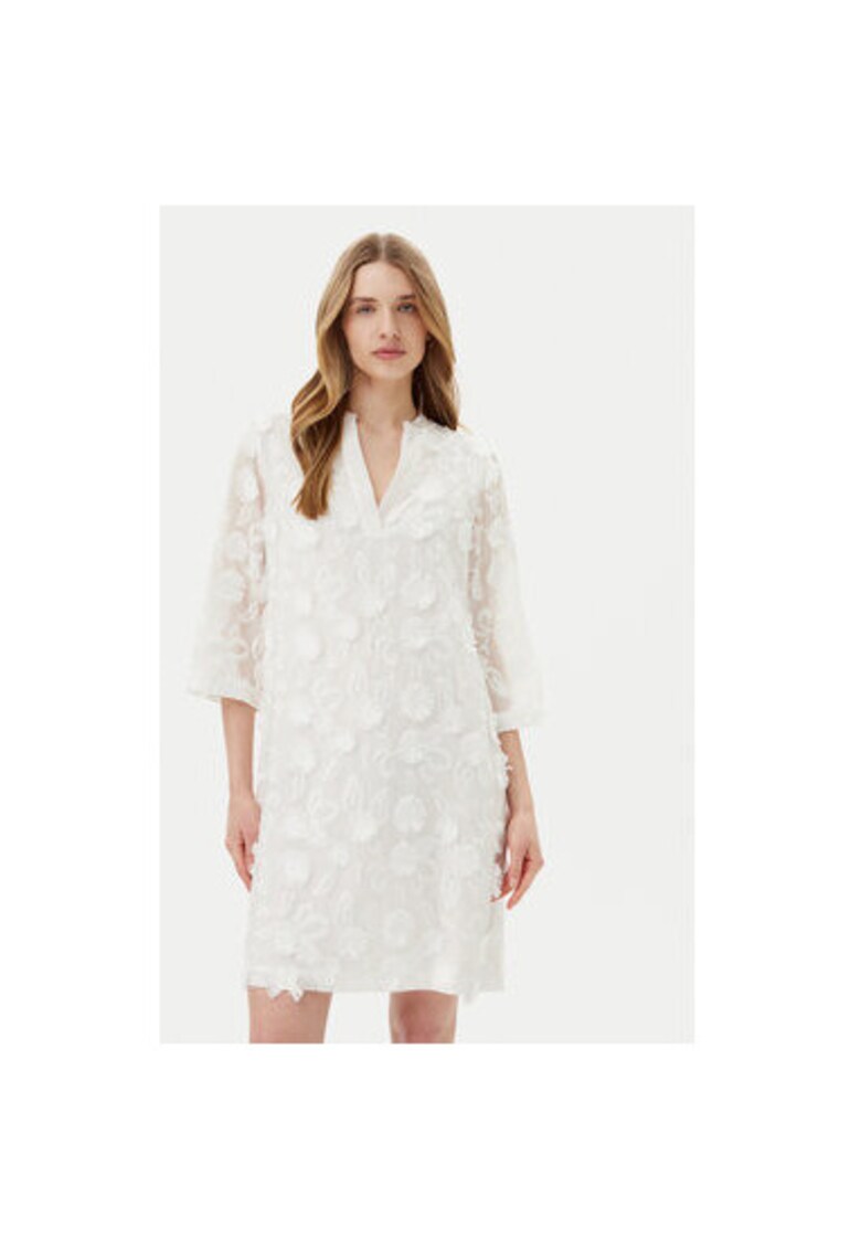 Rochie dama 10019149 30046677 - Lyocell/Poliester - 45637 - Ecru