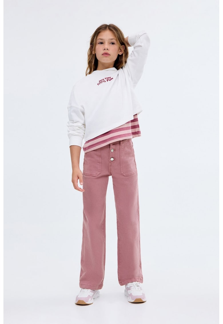 Blugi drepti cu nasturi