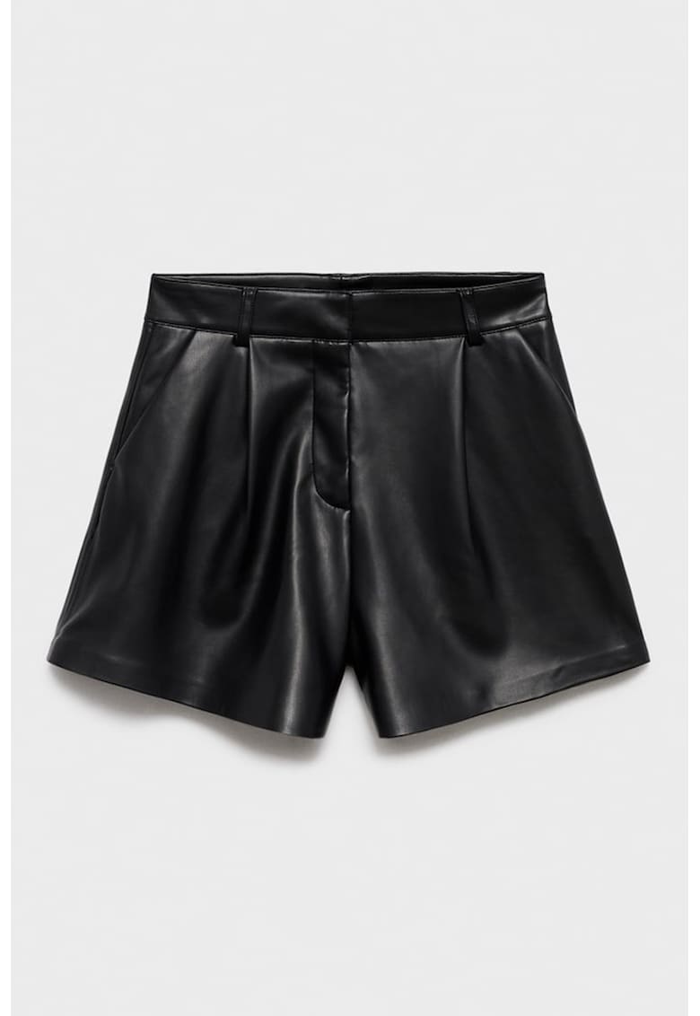 Pantaloni scurti de piele ecologica