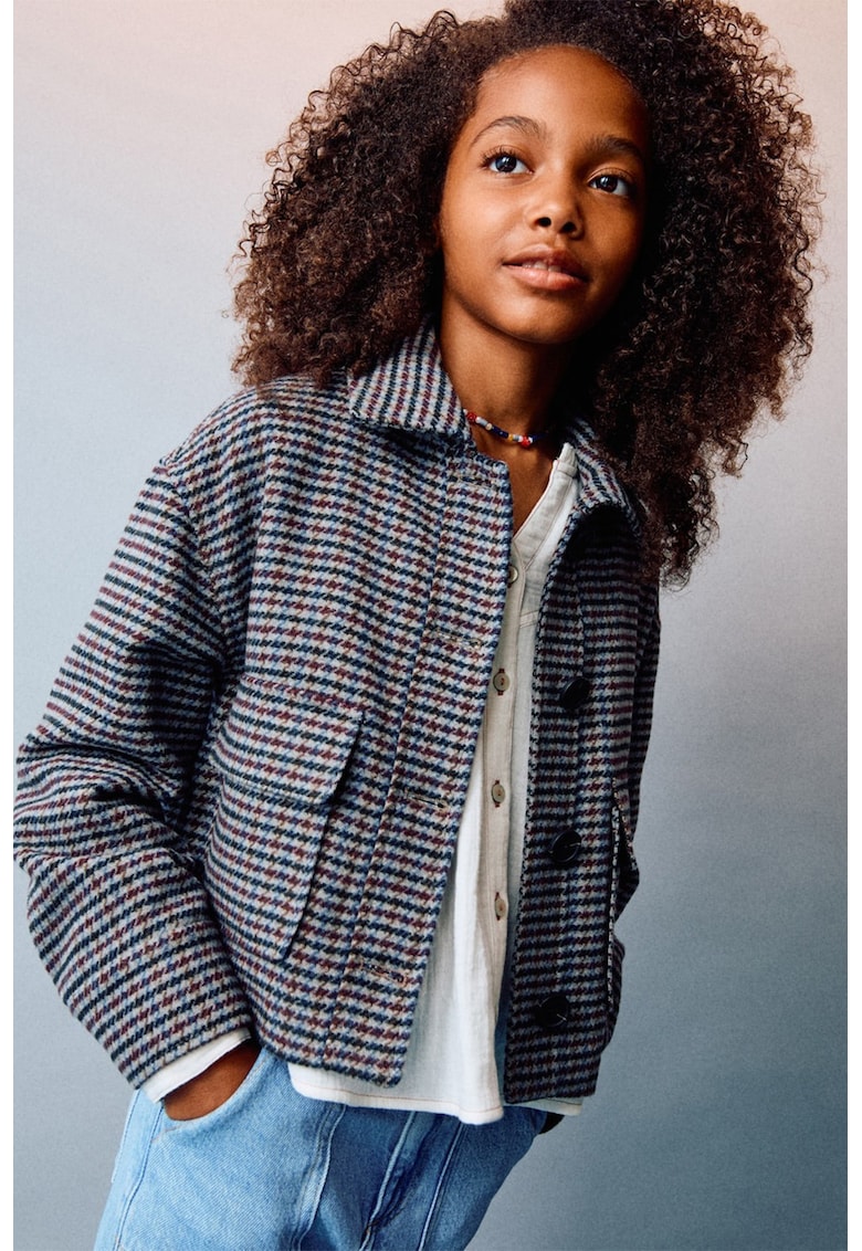 Jacheta din amestec de lana