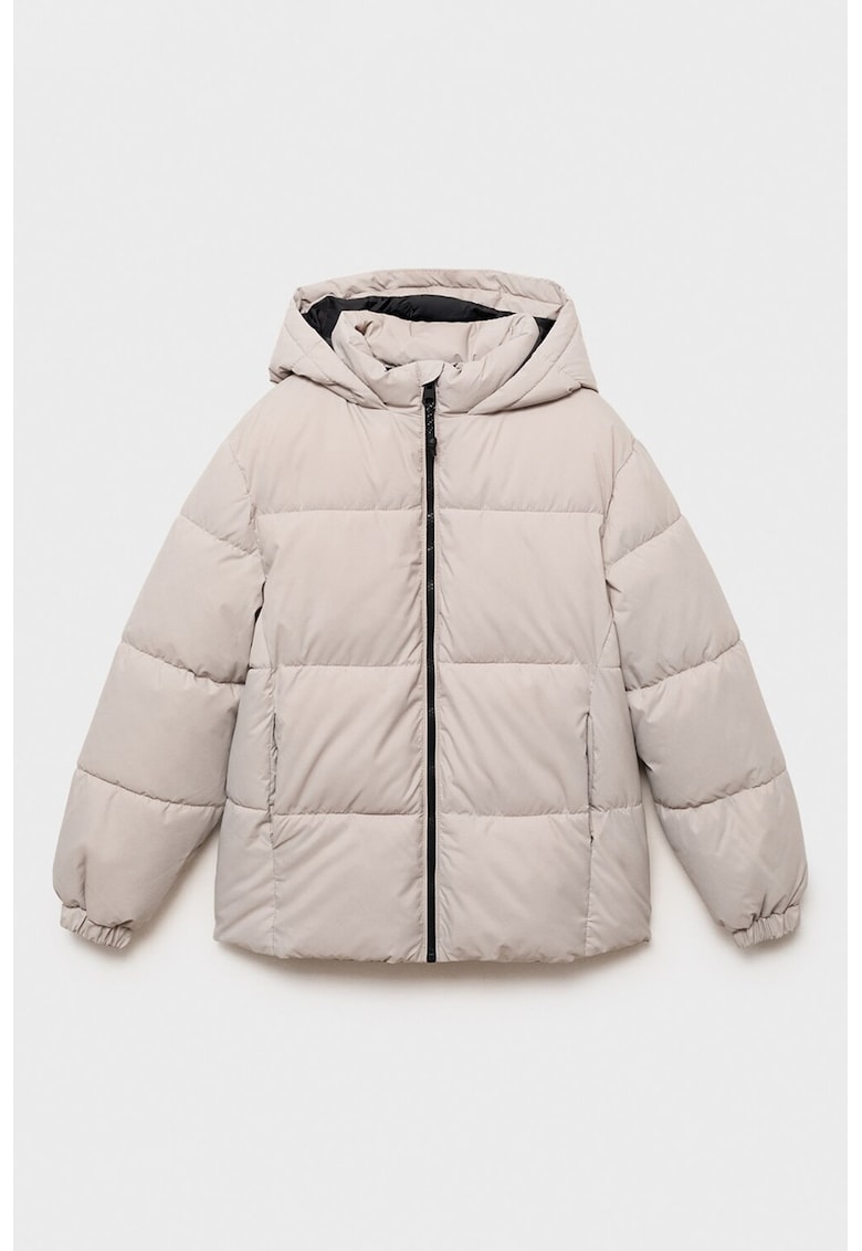 Geaca cu gluga si eticheta interioara pentru nume