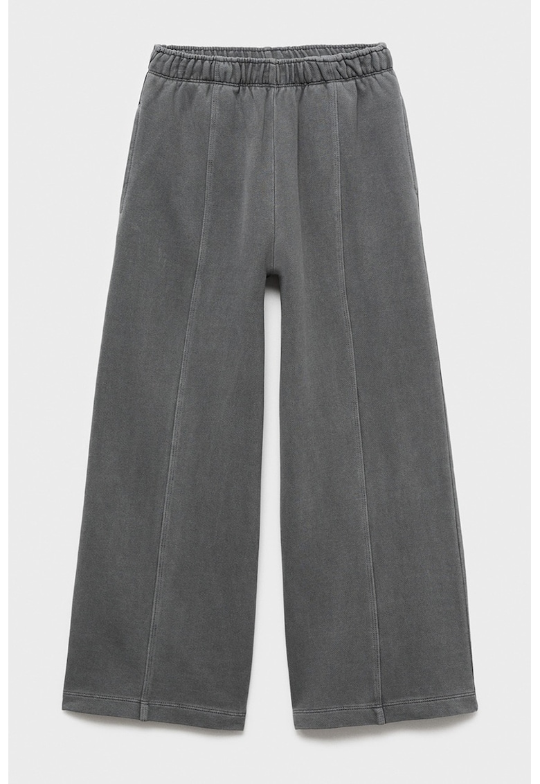 Pantaloni de trening cu croiala ampla si buzunare laterale