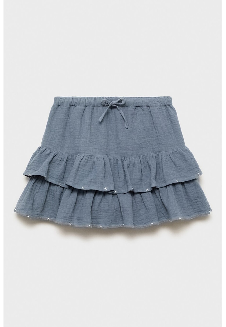 Fusta cu pantaloni integrati - Albastru prafuit