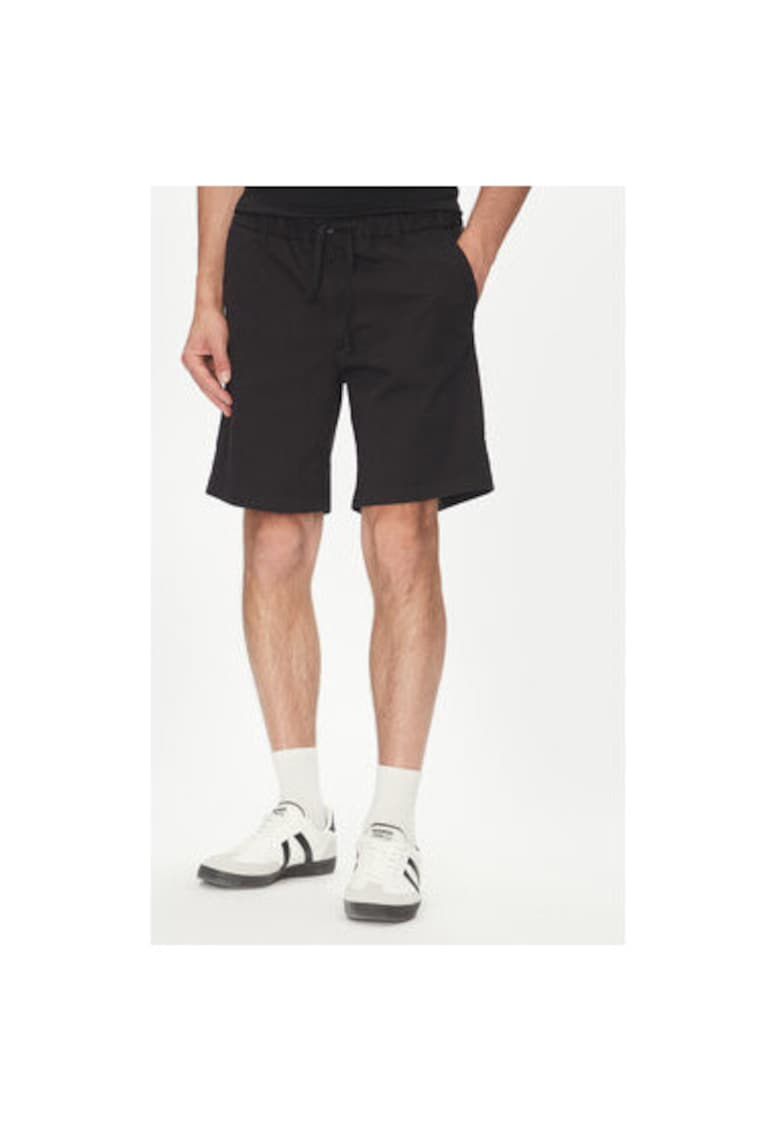 Pantaloni scurti barbati Jack Jones - 12274983 - Bumbac - Bej - Negru
