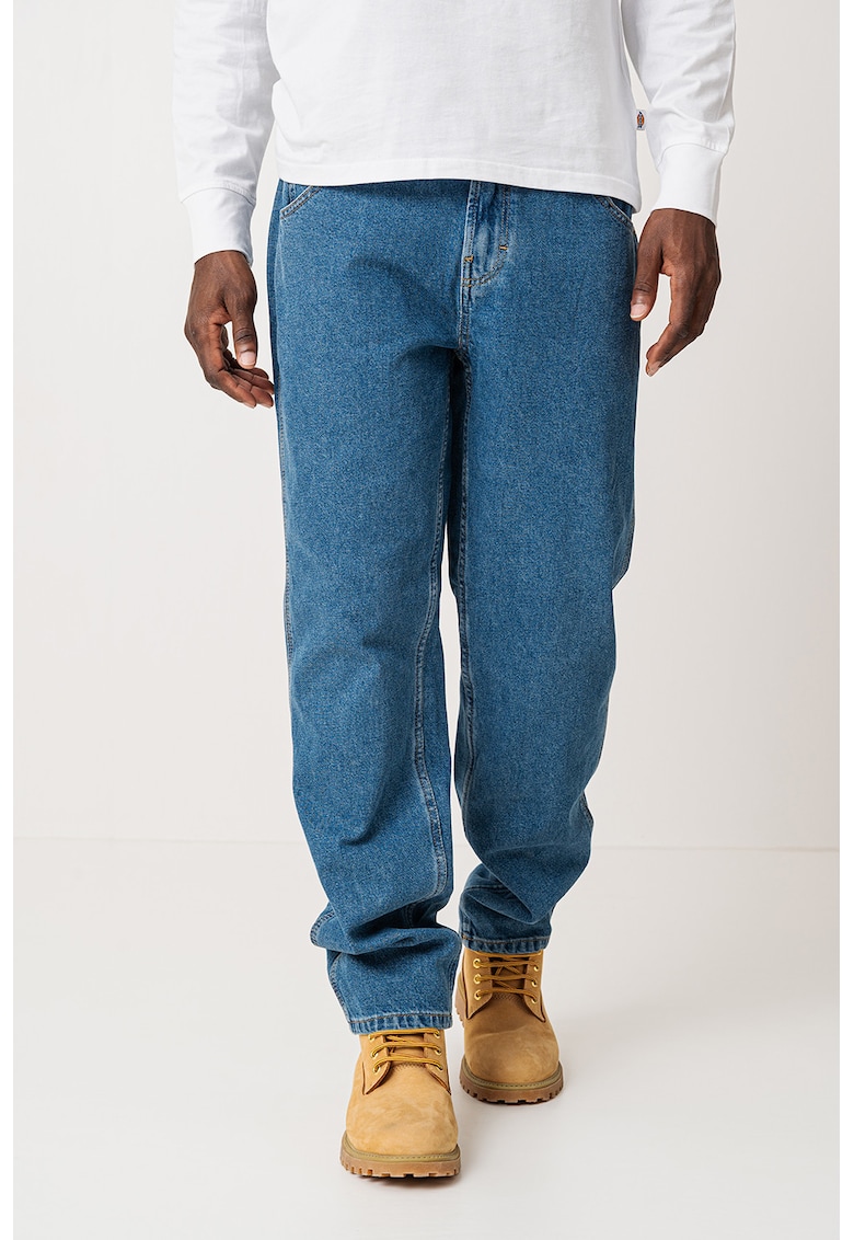 Blugi cu croiala dreapta si talie joasa