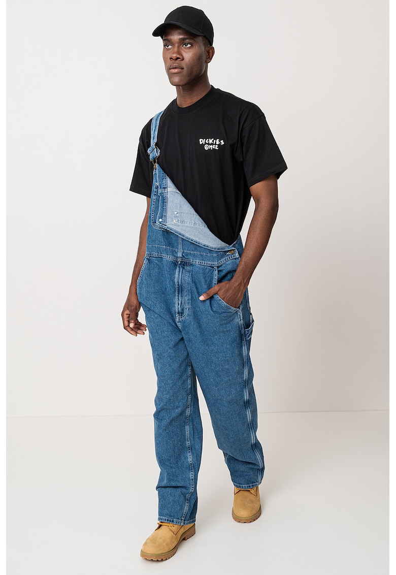 Tricou de bumbac cu imprimeu text pe spate