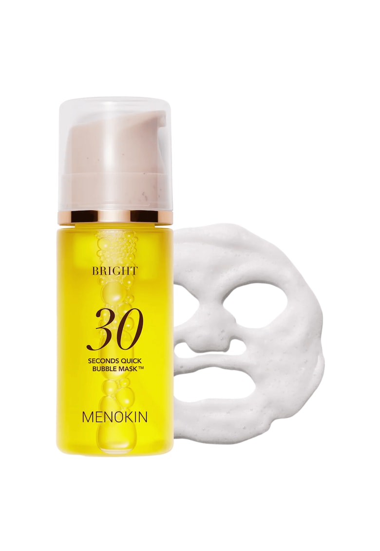 - Masca faciala cu efect de iluminare rapida cu bule in 30 de secunde BRIGHT - 95 ml - masca faciala cu efect de iluminare cu bule