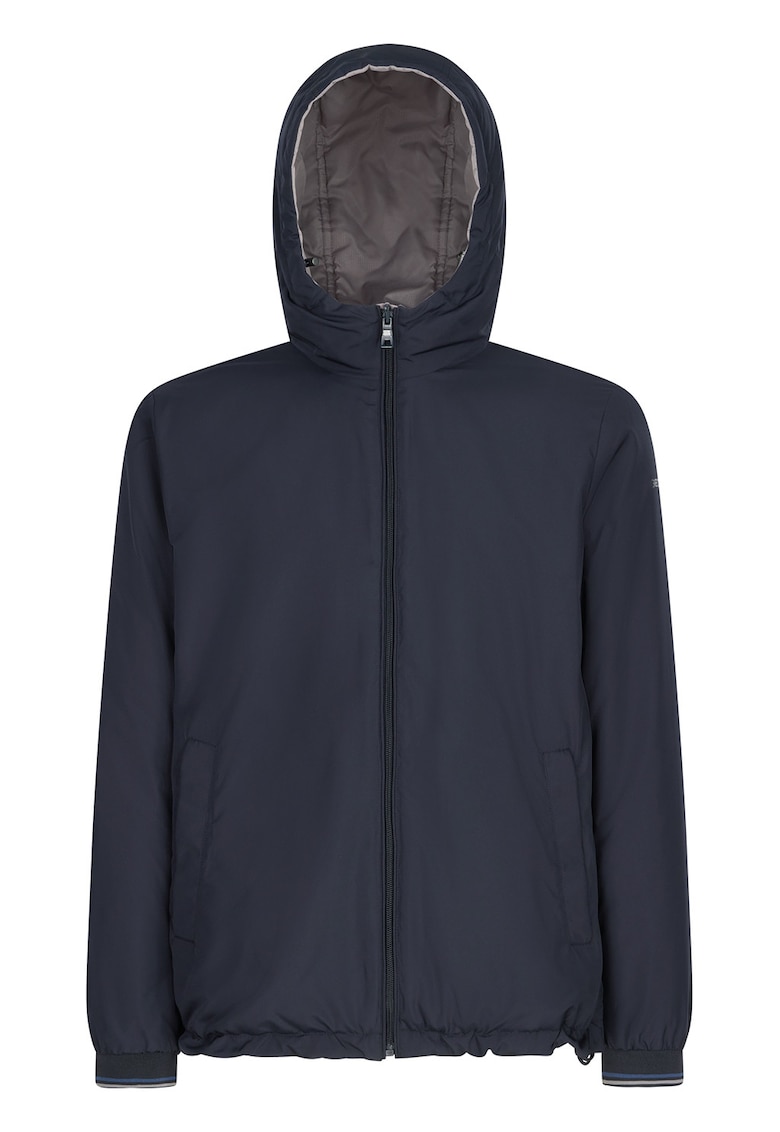 Jacheta reversibila cu gluga Jharrod - Gri/Bleumarin