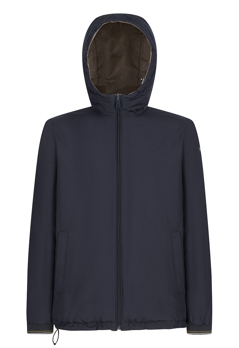 Jacheta reversibila cu gluga Jharrod - Bej/Bleumarin