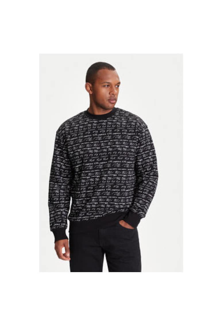Bluza barbati 705109 553910 - Bumbac/Poliester - Negru - Negru
