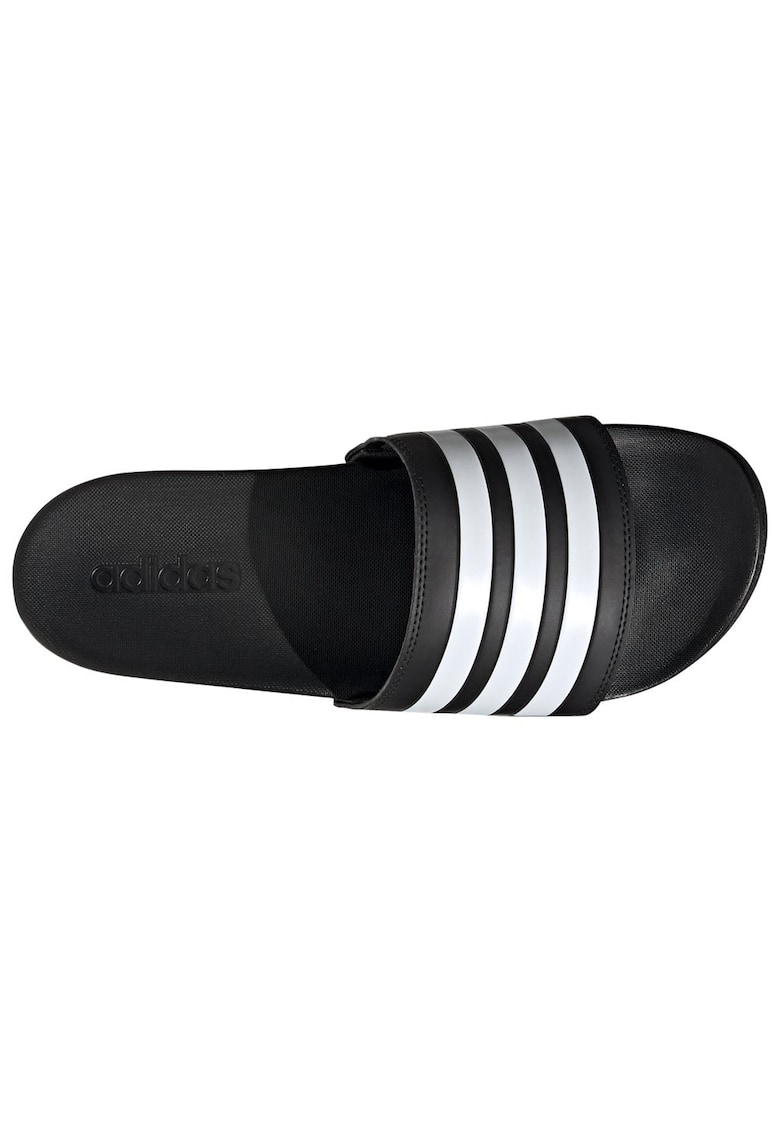 Papuci sport - Adilette Comfort - design slip-on - negru - material sintetic
