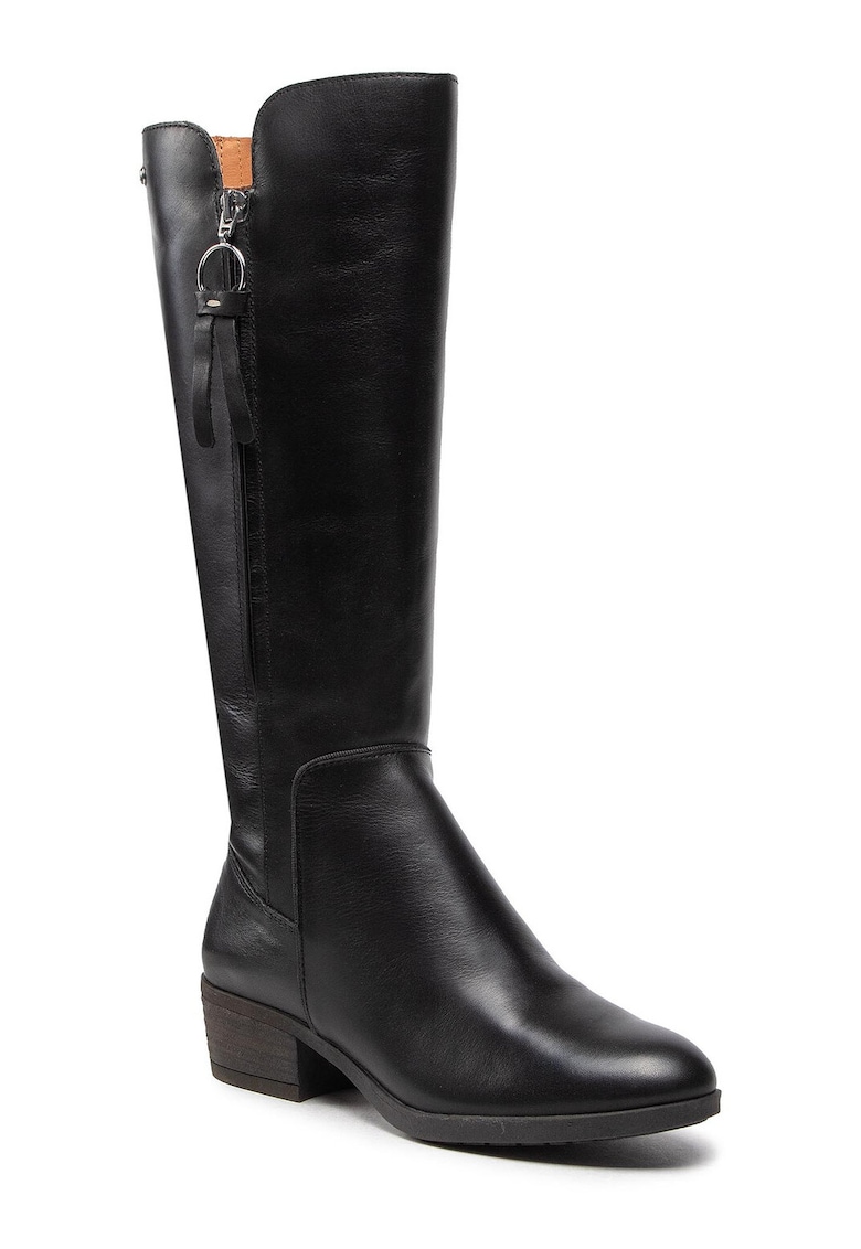 Ghete dama W1U-9653 - Piele naturala - 38 EU - Negru