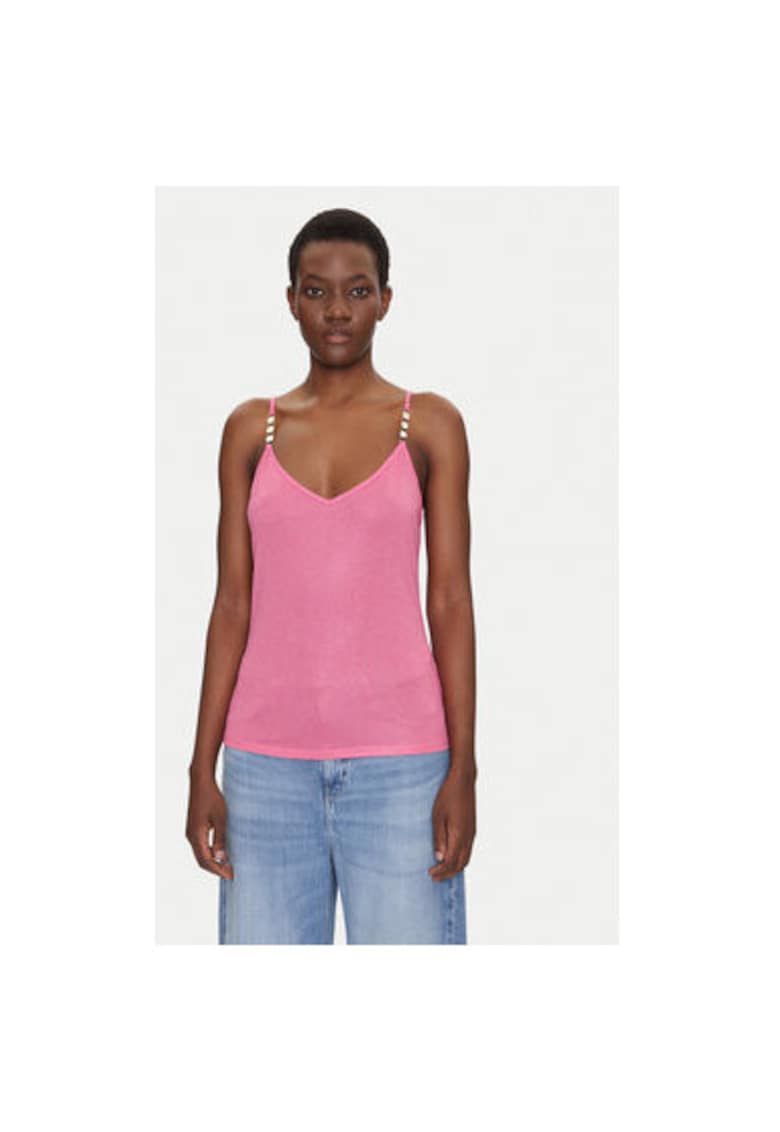 Top dama 251-BAMBINO - Viscoza/Poliester - Roz - Roz