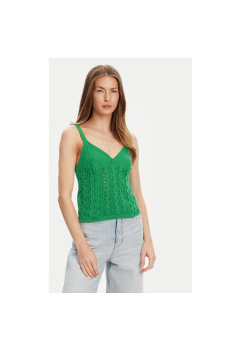 Top dama 101TDH01B - Bumbac - Verde - Verde