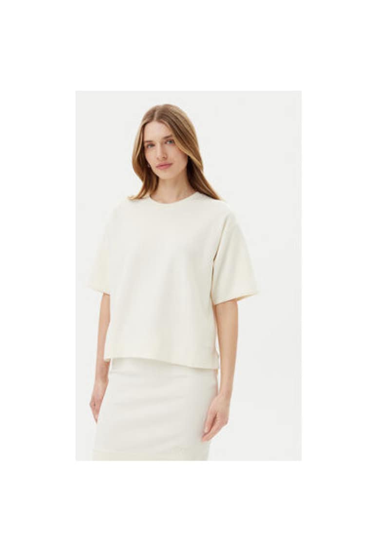 Tricou dama 10007096 30046245 - Bumbac/Poliester - 49679 - Ecru