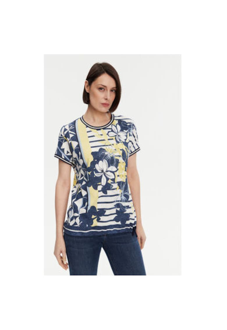Tricou dama 11105022 - Bumbac/Modal - 45679 - Bleumarin