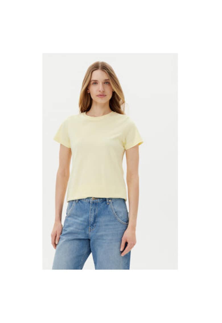 Tricou dama 10017038 30040352 - Bumbac organic - 46797 - Galben