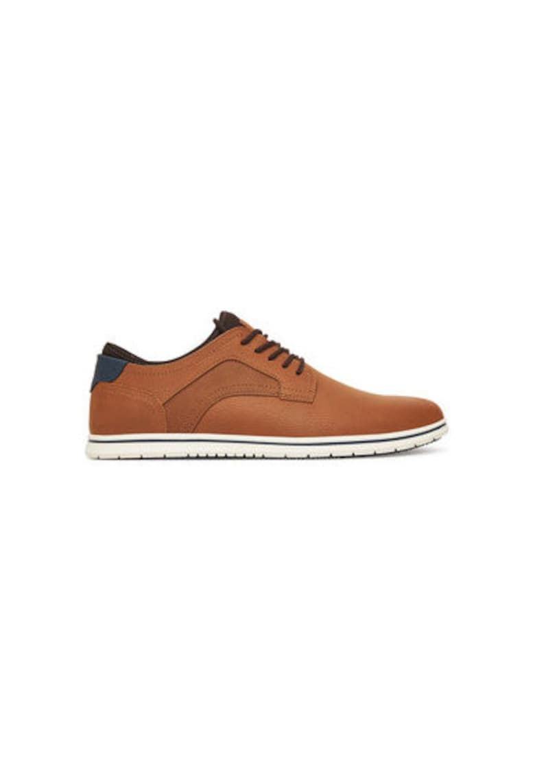 Pantofi barbati 13618414 - Piele ecologica - Maro