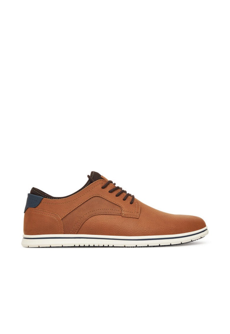 Pantofi barbati 13618414 - Piele ecologica - Maro