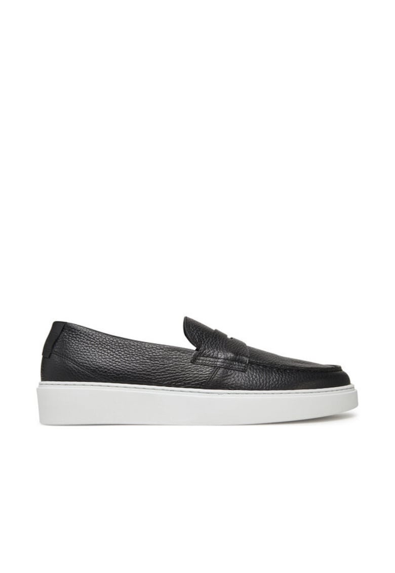 Espadrile barbati 12520435 - Piele naturala - Negru