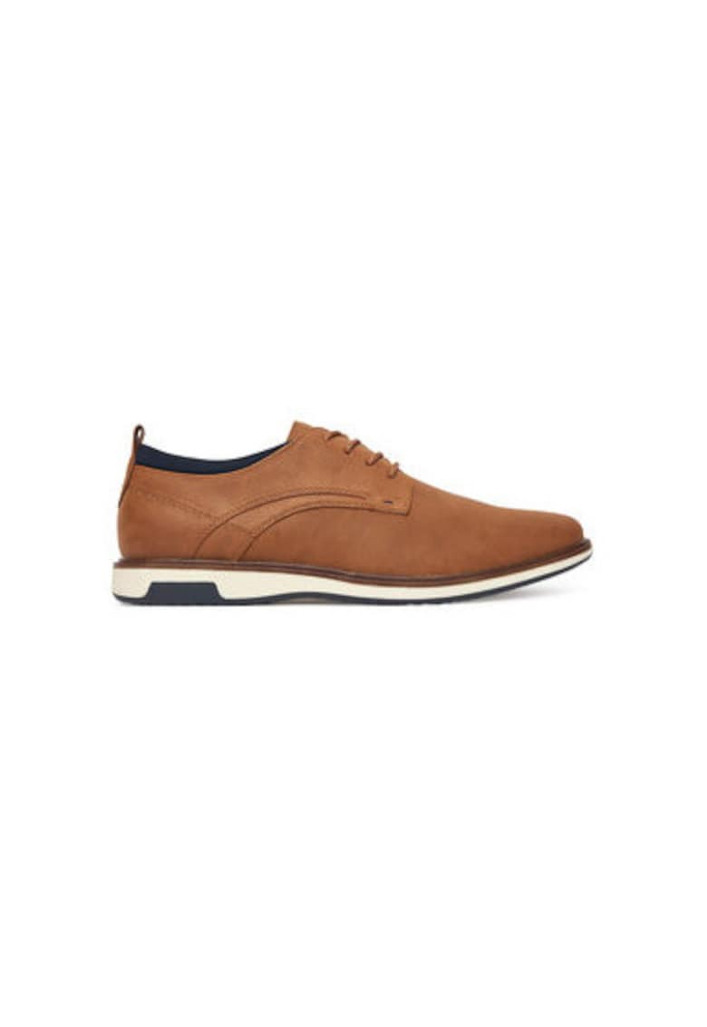 Pantofi barbati 13568596 - Piele ecologica - Maro