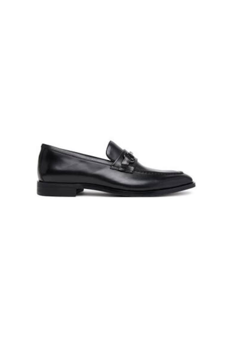 Pantofi barbati 13963659 - Piele naturala - Negru