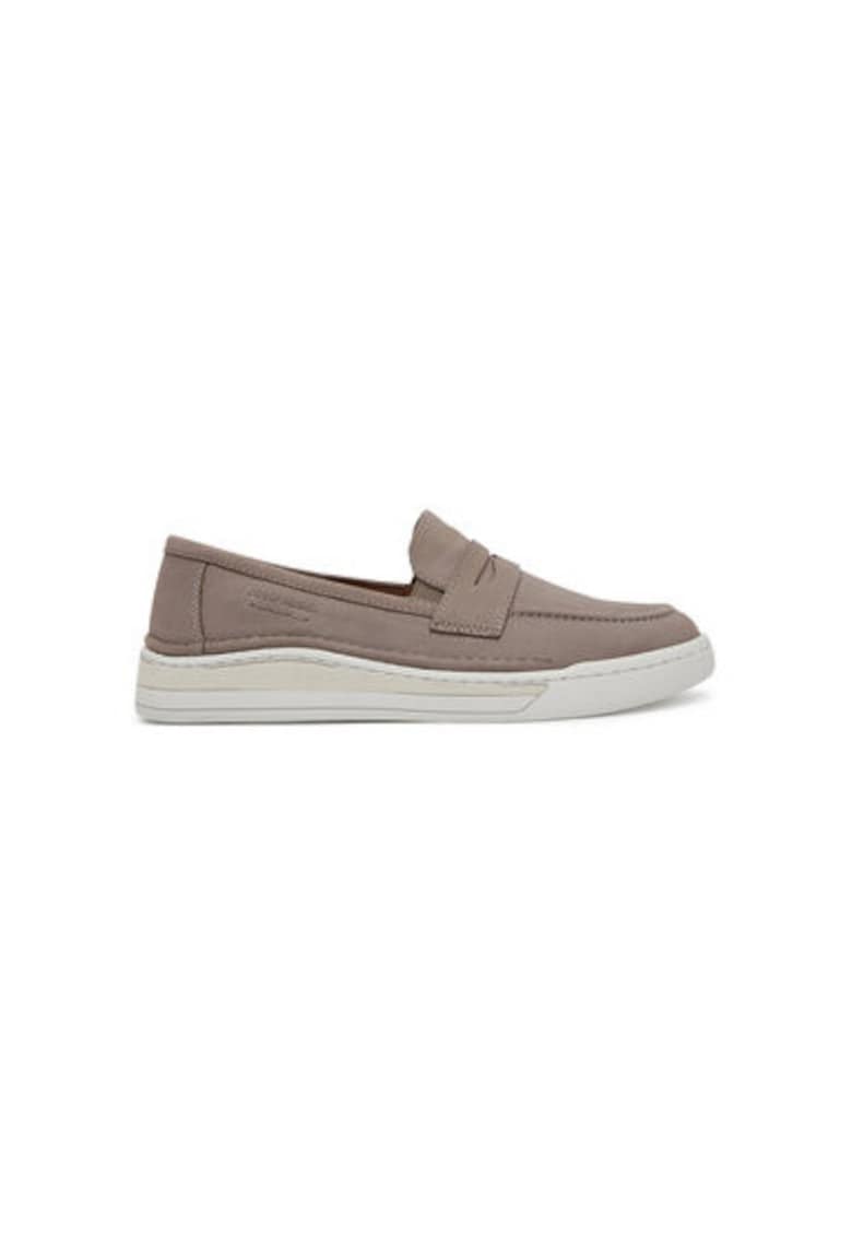 Pantofi barbati 13608 - Piele naturala - Gri