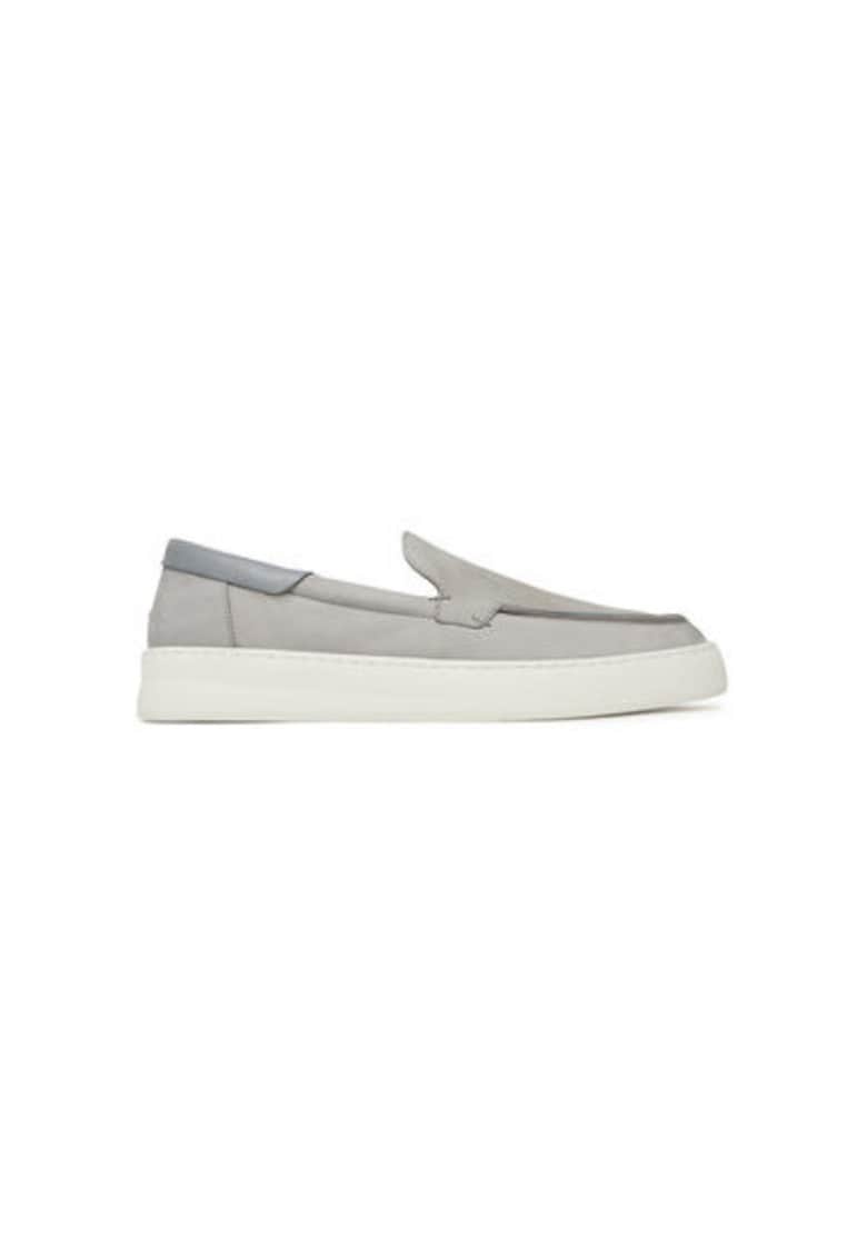 Pantofi barbati 79128261878 - Piele naturala - Gri