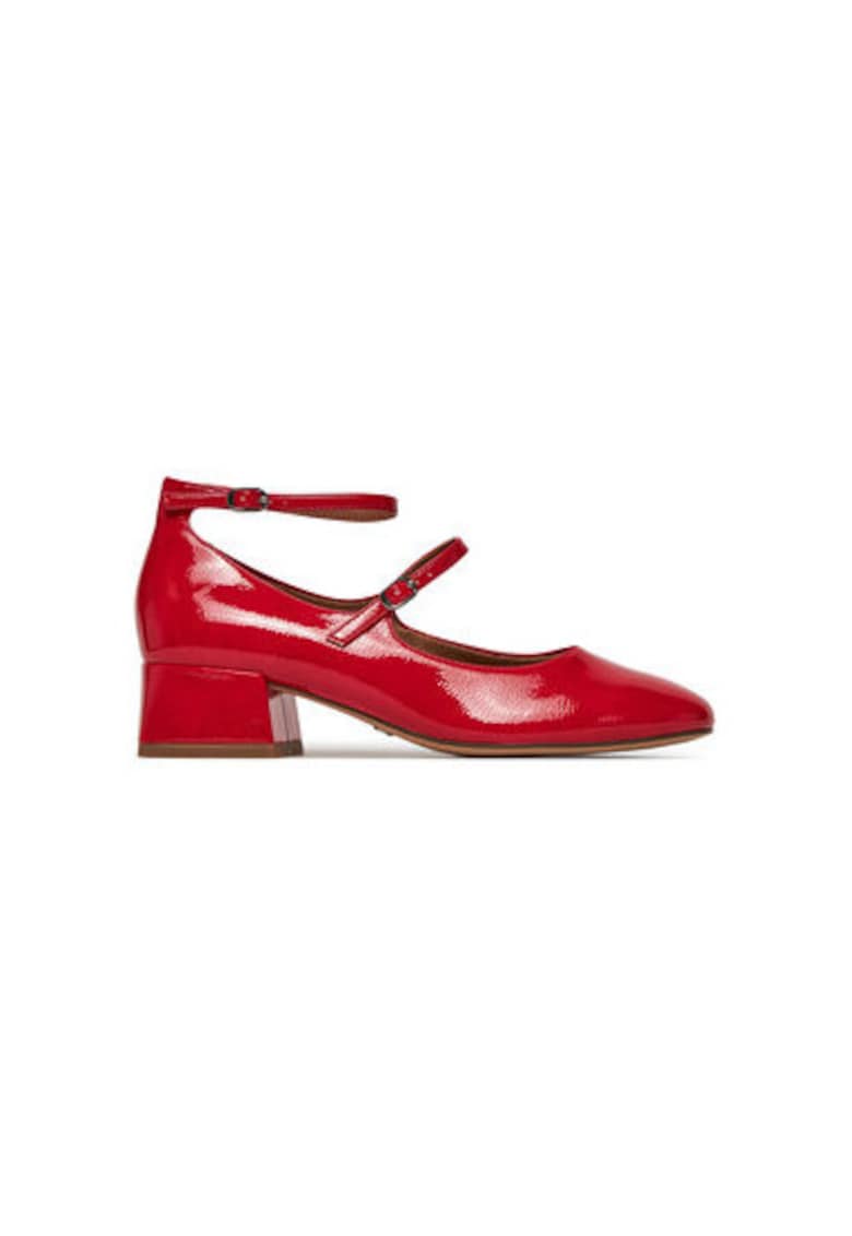 Pantofi dama 1-22331-44 - Piele ecologica - Rosu - Rosu