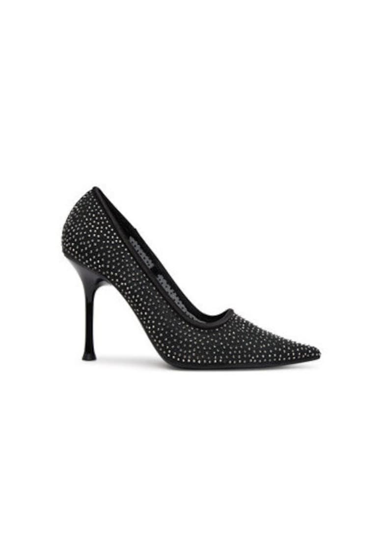 Pantofi dama 13952962 - Textil - Negru - Negru