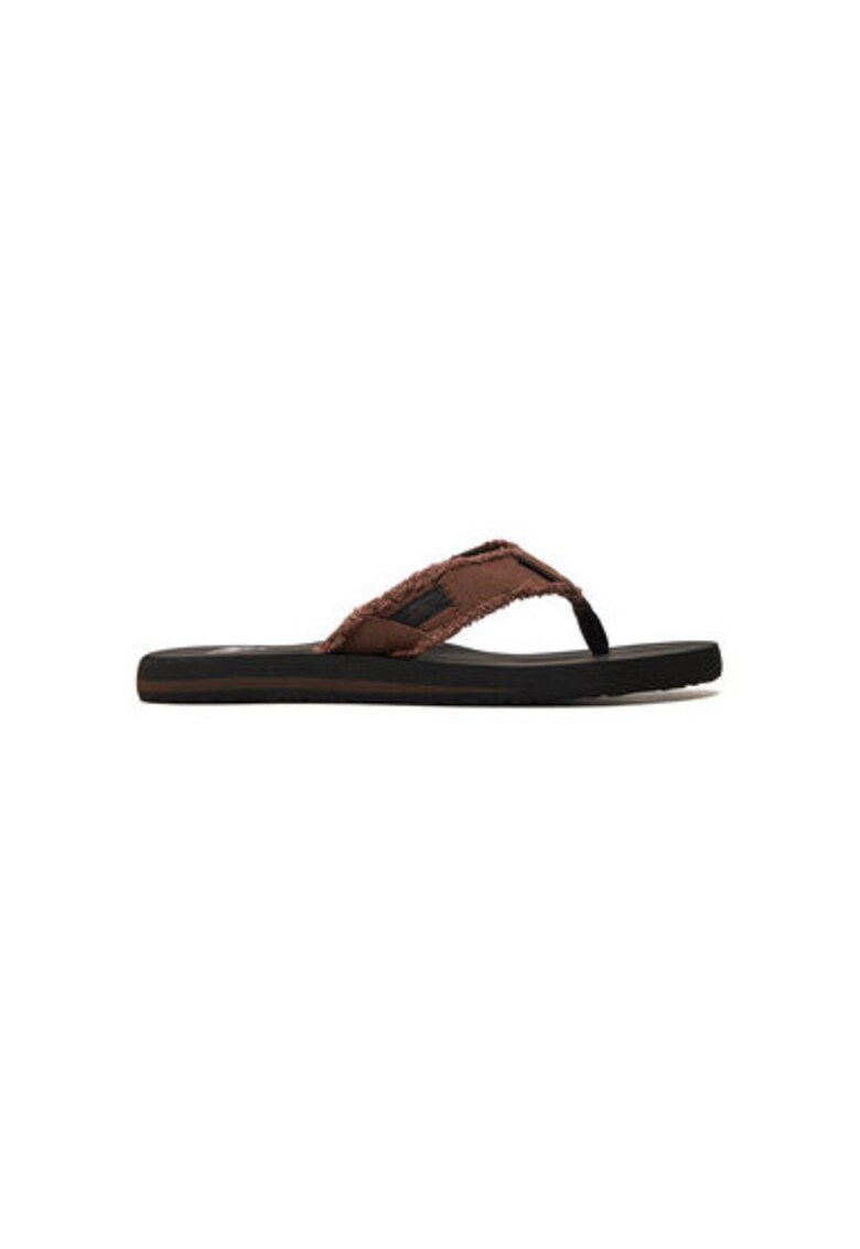 Papuci flip-flop barbati AQYL100047-CTK0 - Textil - Maro/Negru - Negru/Maro