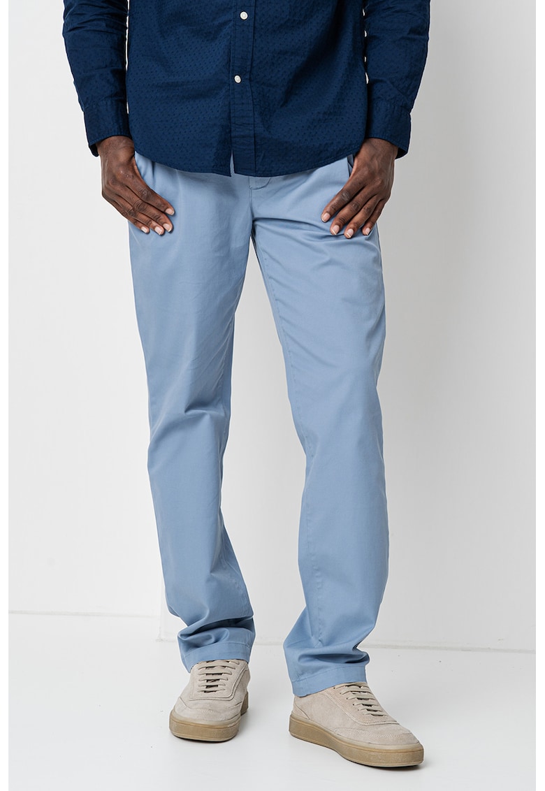 Pantaloni chino cu croiala dreapta Denton Pantaloni chino cu croiala dreapta Denton
