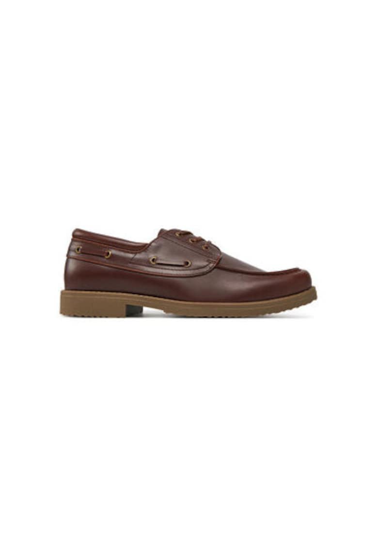 Mocasini barbati Jack Jones - 304896866 - Piele ecologica - Maro