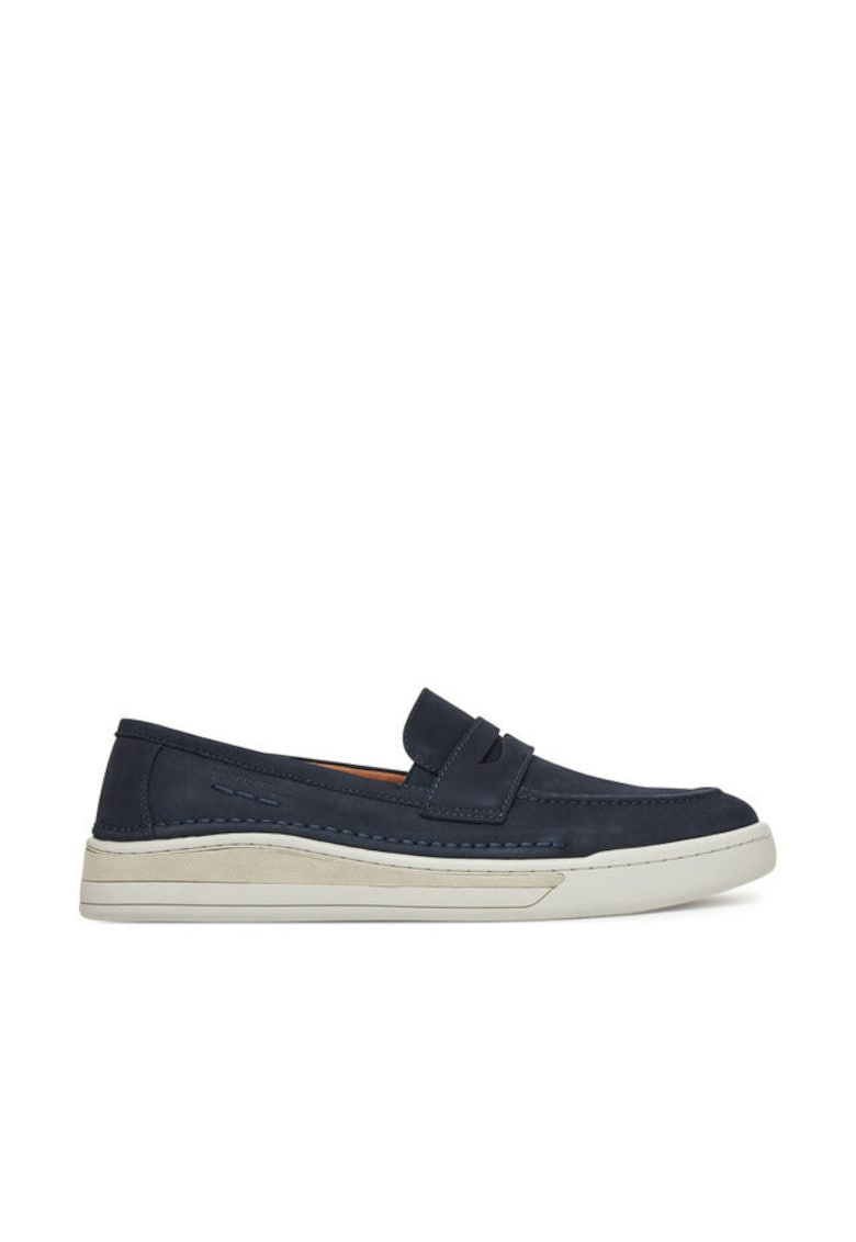 Pantofi barbati 13608 - Piele naturala - Bleumarin