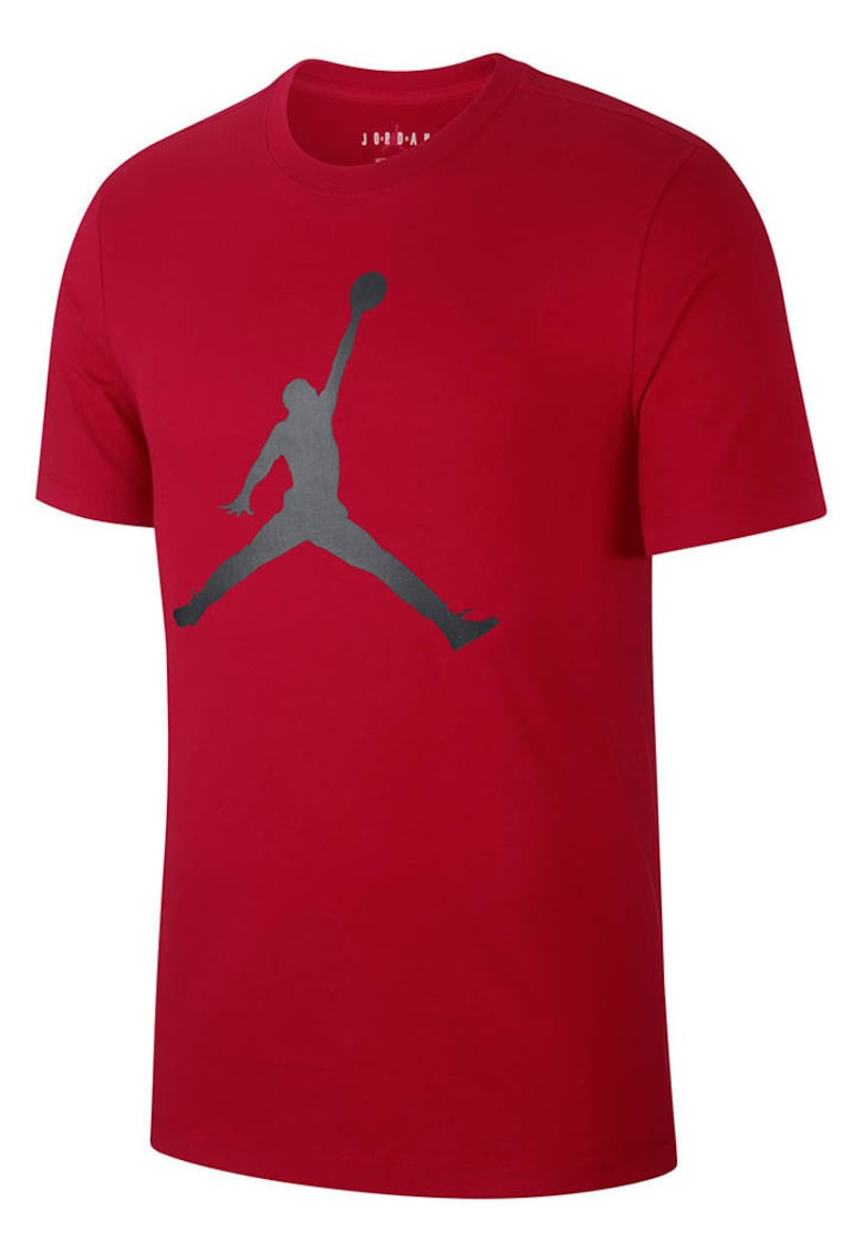 Tricou sport barbati cu maneca scurta - confortabil - bumbac/poliester - rosu -