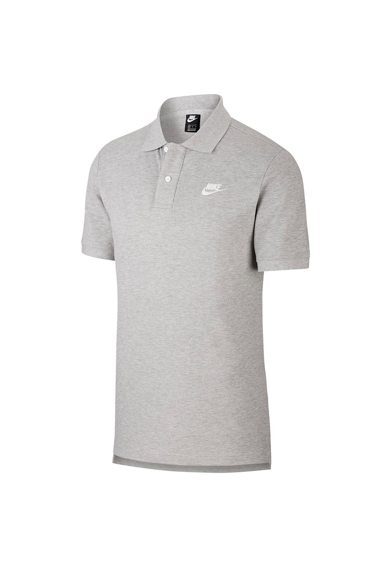 Tricou polo barbati bumbac - gri -