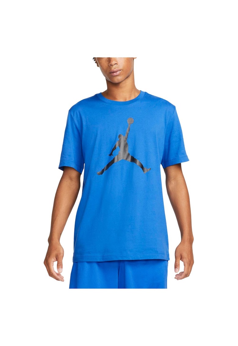 Tricou sport barbati croiala standard - bumbac/poliester - albastru -