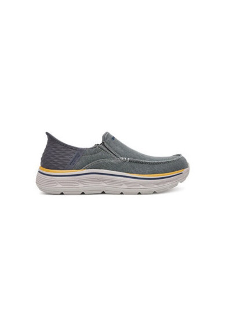 Pantofi barbati 204839 - Textil - Gri inchis