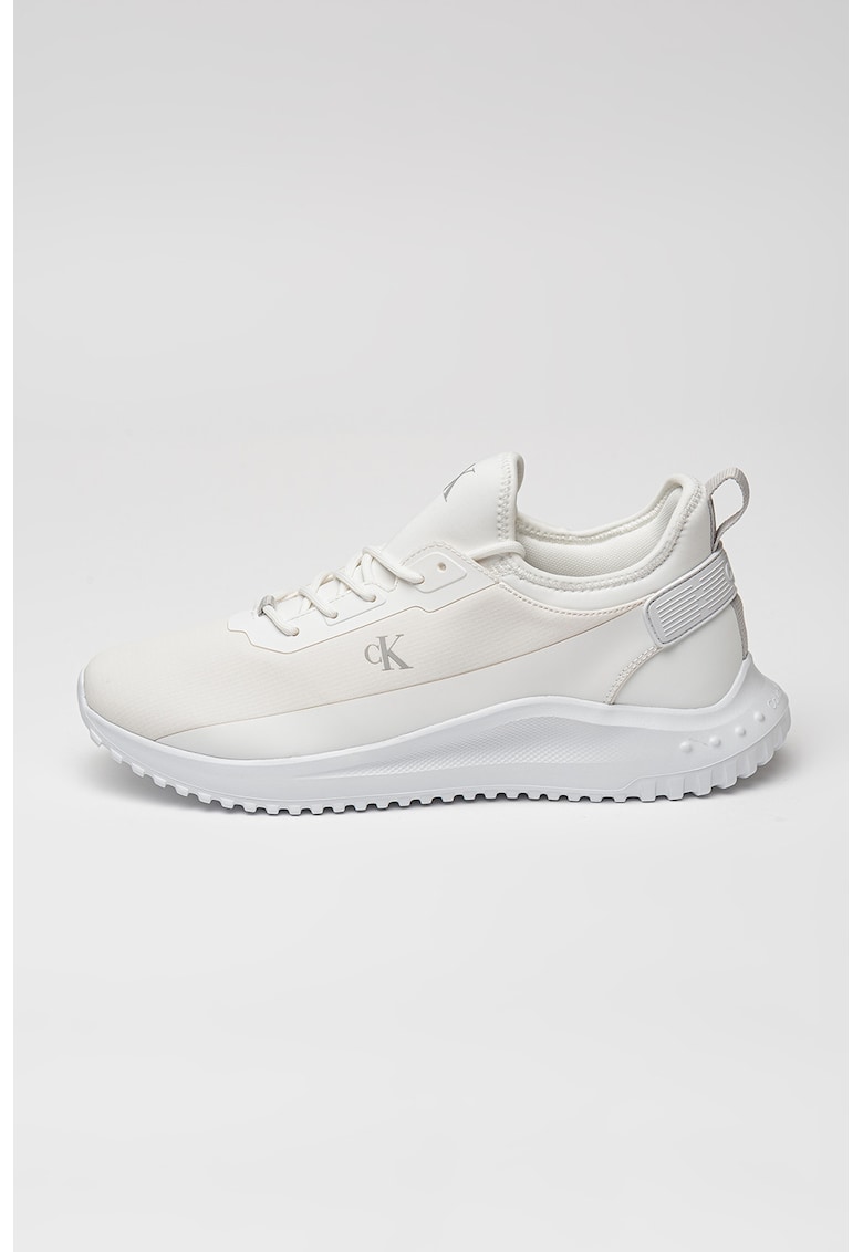 Pantofi sport low-cut cu logo - Alb/Crem