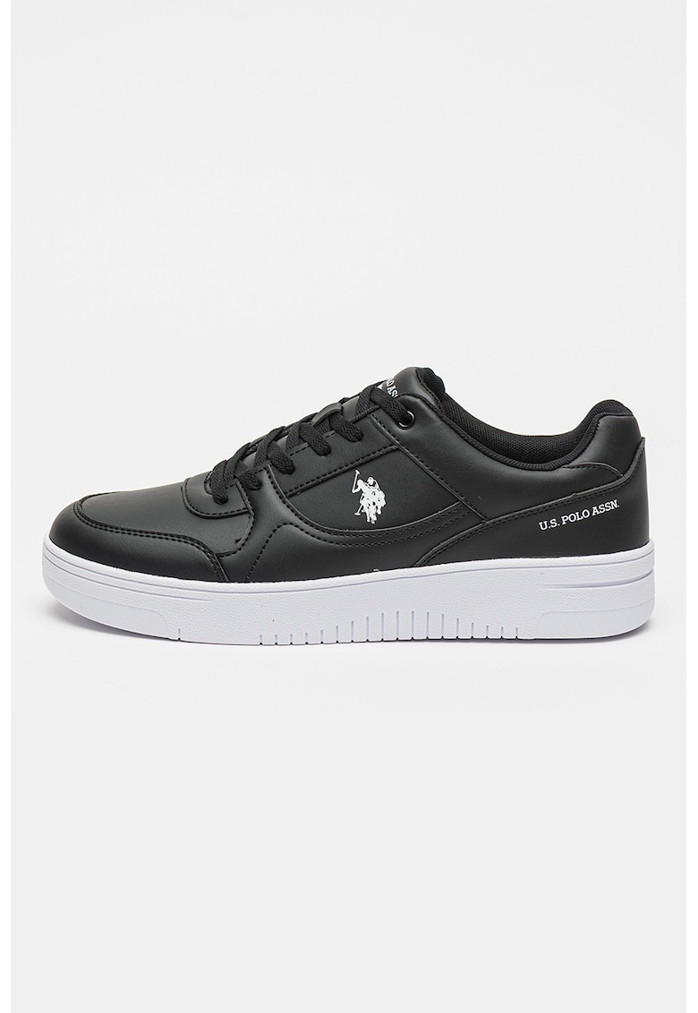 Pantofi sport din piele ecologica Lee - Negru