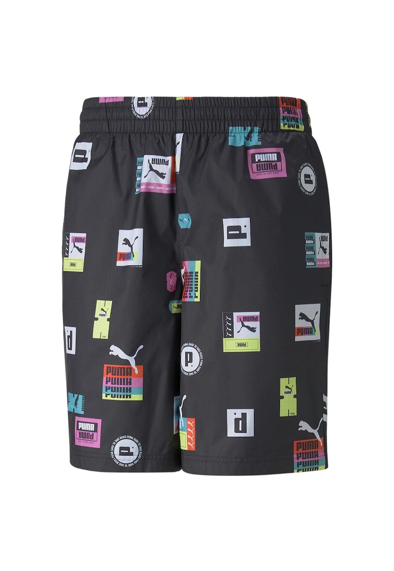Pantaloni sport barbati model Love AOP - imprimeu - hidrofug - 100% poliester -