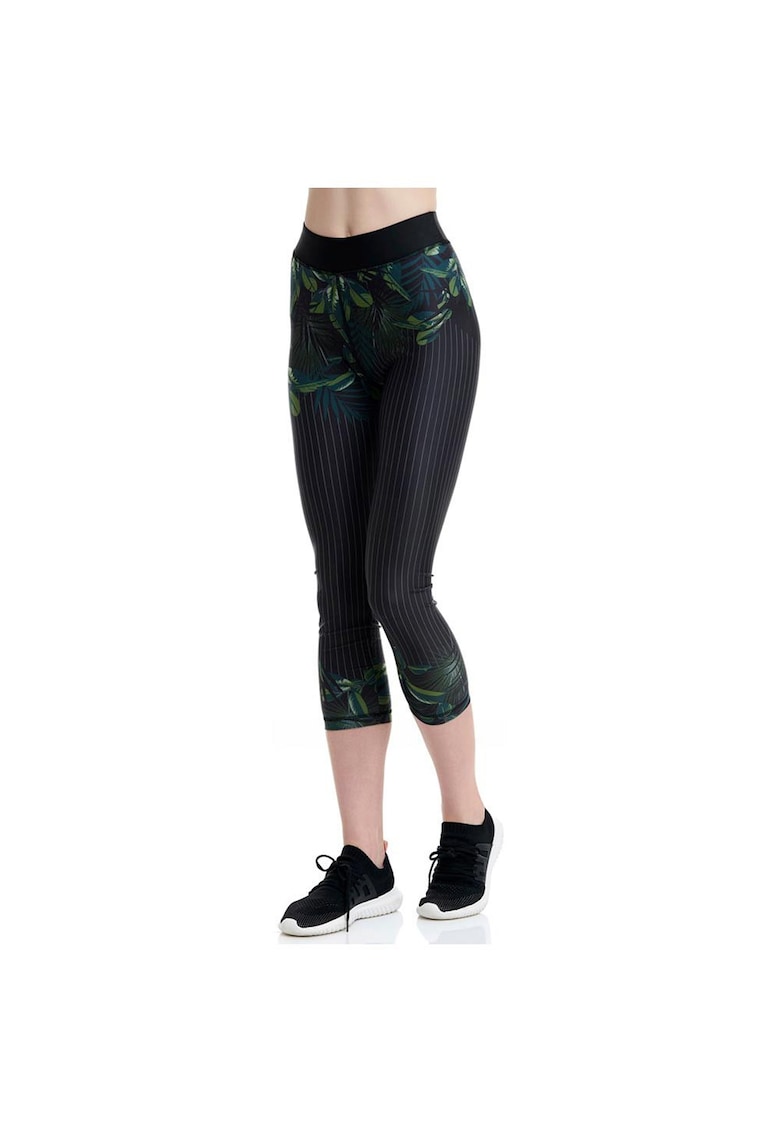 Colanti sport model Please Me - talie inalta - imprimeu -