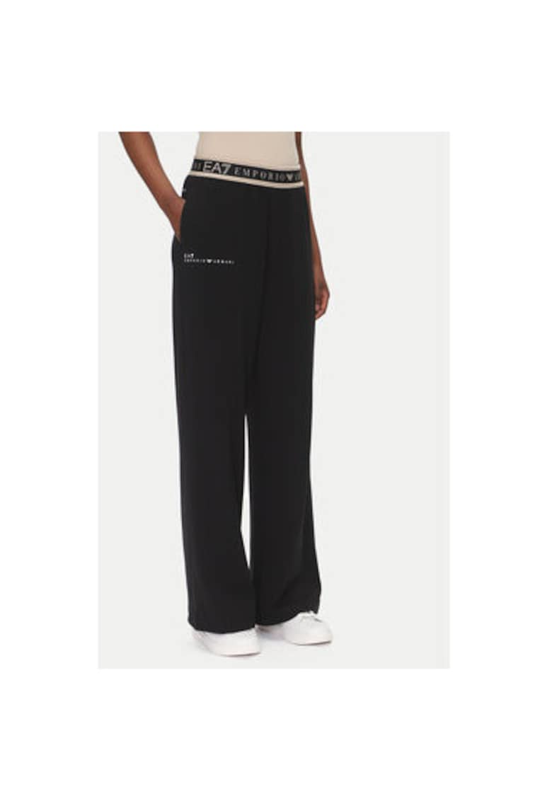 Pantaloni de trening dama Emporio Armani - 7W000281 AF12501 - Sintetic - XL INTL - Negru