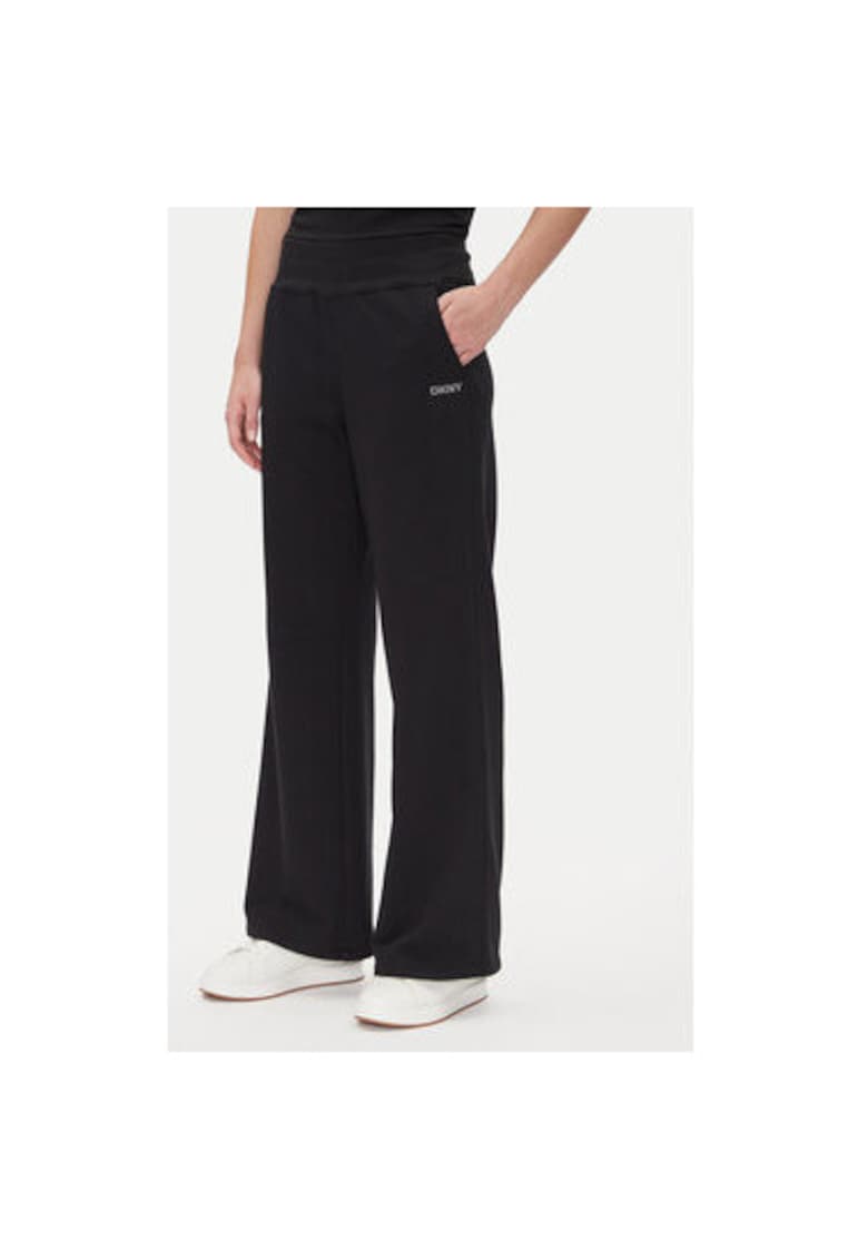 Pantaloni de trening dama  DP5P3601 - Sintetic - Negru