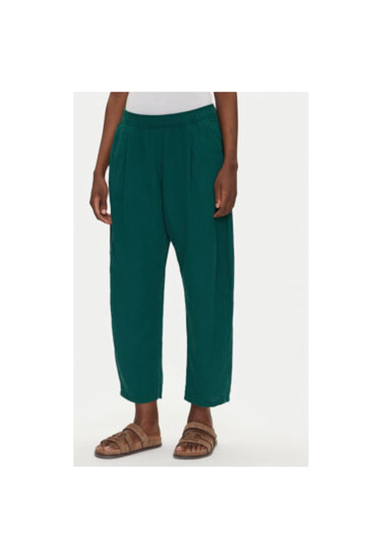 Pantaloni dama 713952-04 - Bumbac - 46794 - Verde